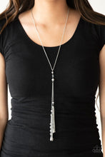 Load image into Gallery viewer, Timeless Tassels Silver Necklace