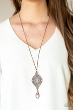Load image into Gallery viewer, Totally Worth The Tassel Copper Lanyard Necklace