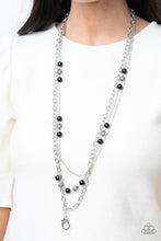 Load image into Gallery viewer, Gleam Work Black Lanyard Necklace