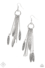 Load image into Gallery viewer, Thrifty Tassel Silver Earrings