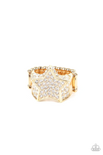 Load image into Gallery viewer, Here Come The Fireworks Gold Ring