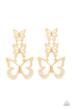 Load image into Gallery viewer, Flamboyant Flutter Multi Post Earrings