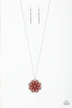 Load image into Gallery viewer, Spin Your Pinwheels Red Necklace