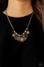 Load image into Gallery viewer, To Coin A Phrase Brass Necklace