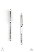 Load image into Gallery viewer, Very Important Vixen Silver Post Jacket Earrings