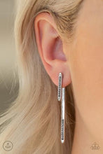 Load image into Gallery viewer, Very Important Vixen Silver Post Jacket Earrings