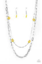 Load image into Gallery viewer, Bold Buds Yellow Necklace
