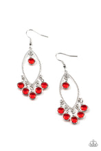 Load image into Gallery viewer, Glassy Grotto Red Earrings
