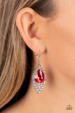 Load image into Gallery viewer, Glorious Glimmer Red Earrings
