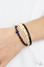 Load image into Gallery viewer, Hipster Hideaway Blue Urban Bracelet
