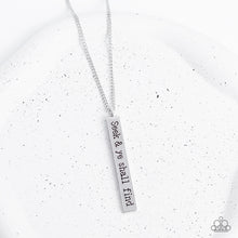 Load image into Gallery viewer, Matt 7:7 Silver Necklace
