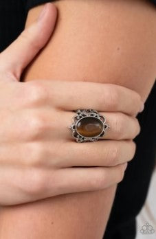 Radiantly Reminiscent Brown Ring