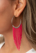 Load image into Gallery viewer, Saguaro Breeze Pink Hoop Earrings
