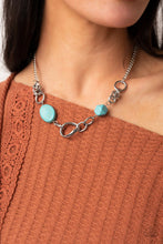 Load image into Gallery viewer, Sonoran Solo Blue Necklace
