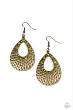 Load image into Gallery viewer, Terraform Twinkle Green Earrings

