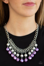 Load image into Gallery viewer, 5th Avenue Fleek Purple Multi Necklace

