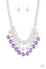 Load image into Gallery viewer, 5th Avenue Fleek Purple Multi Necklace
