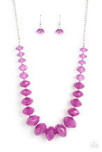 Load image into Gallery viewer, Happy-Glow-Lucky Purple Necklace
