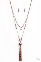 Load image into Gallery viewer, Abstract Elegance Copper Necklace
