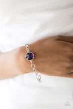 Load image into Gallery viewer, All Aglitter Purple Bracelet

