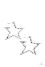 Load image into Gallery viewer, All-Star Attitude Silver Earrings
