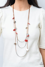 Load image into Gallery viewer, Alluring Luxe Red Necklace
