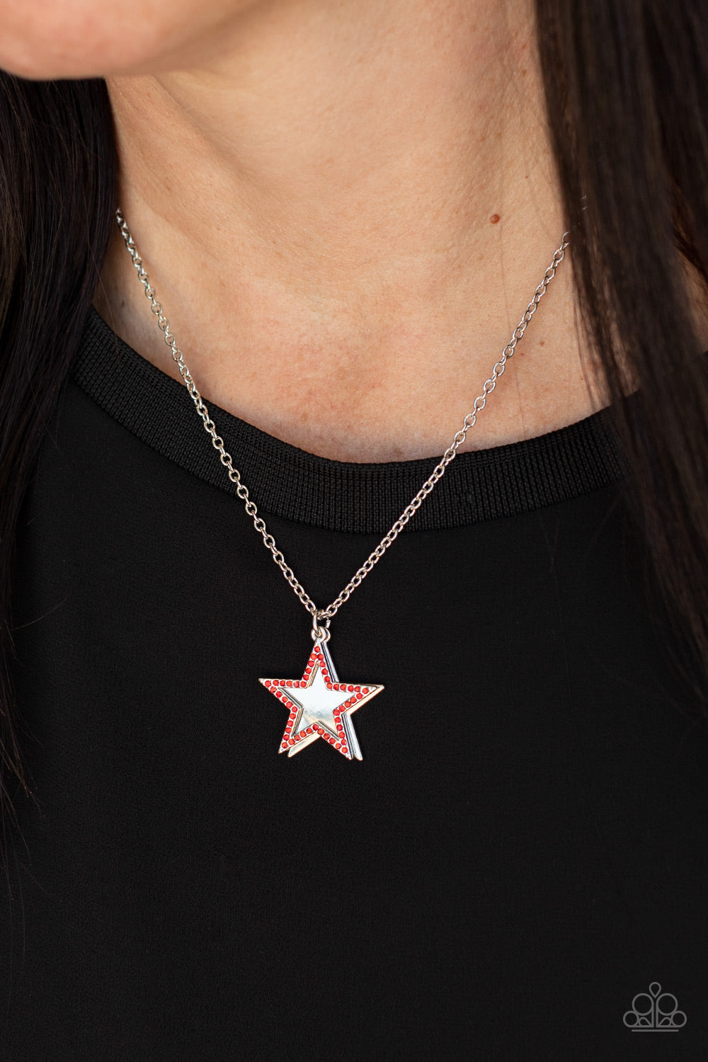 American Anthem Red Necklace