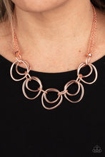 Load image into Gallery viewer, Asymmetrical Adornment Copper Necklace

