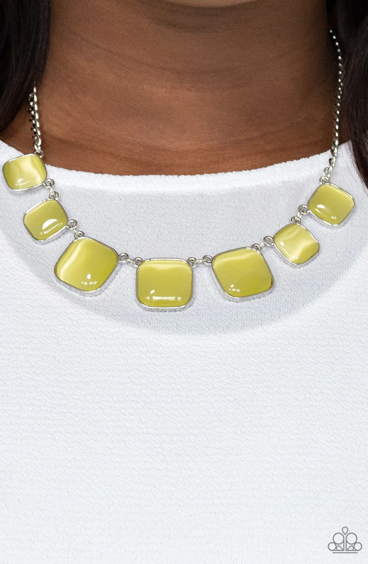 Aura Allure Yellow Necklace