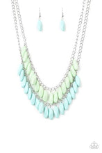 Load image into Gallery viewer, Beaded Boardwalk Blue Necklace
