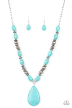 Load image into Gallery viewer, Blazing Saddles Blue Necklace
