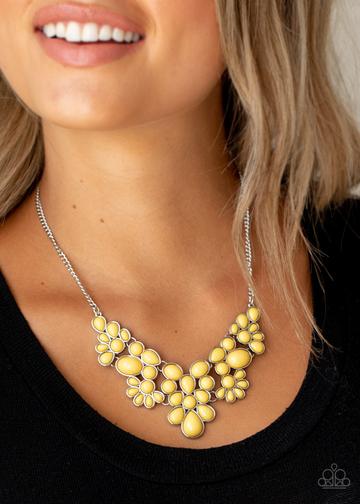 Bohemian Banquet Yellow Necklace