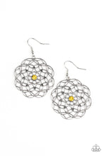 Load image into Gallery viewer, Botanical Bash Yellow Earrings
