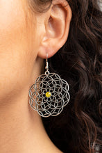 Load image into Gallery viewer, Botanical Bash Yellow Earrings

