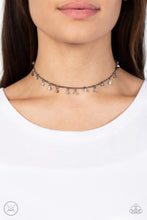 Load image into Gallery viewer, Bringing Sparkle Back Black Choker Necklace
