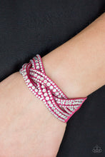 Load image into Gallery viewer, Bring On The Bling Pink Urban Wrap Bracelet
