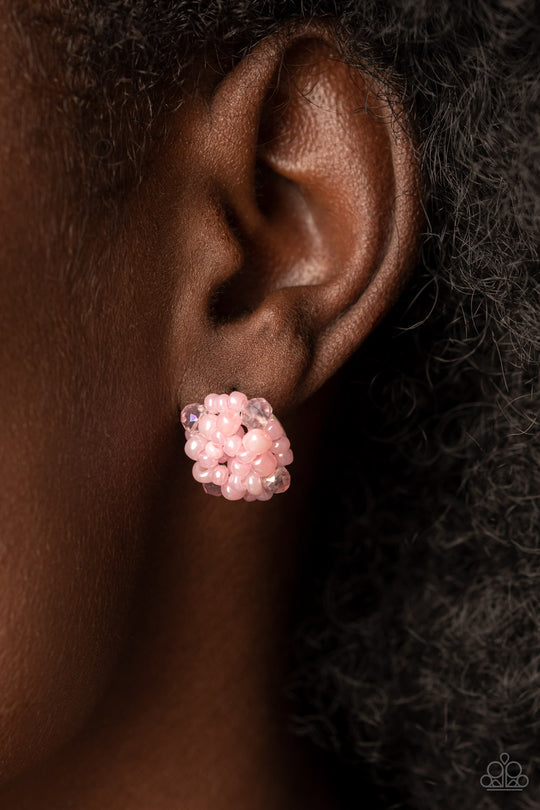 Bunches of Bubbly Pink Post Earrings