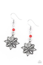 Load image into Gallery viewer, Cactus Blossom Red Earrings
