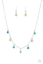 Load image into Gallery viewer, Carefree Charmer Green Necklace
