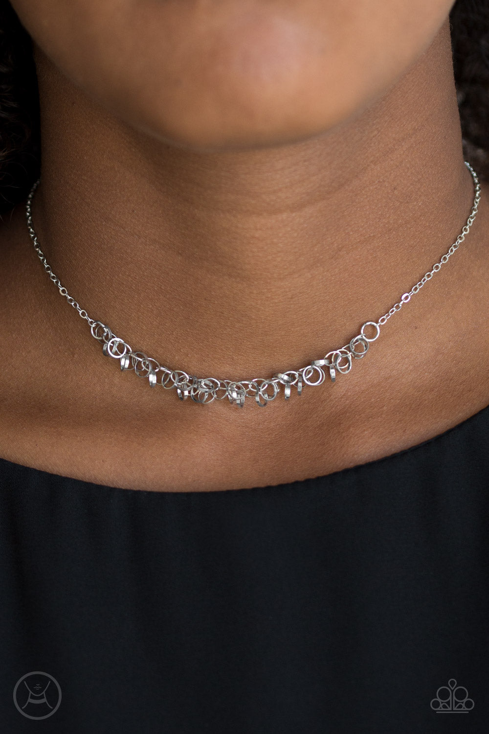 Cat Got Your Tongue? Silver Choker Necklace
