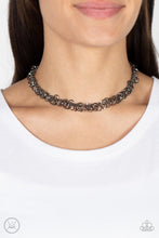Load image into Gallery viewer, Cause a Commotion Black Choker Necklace
