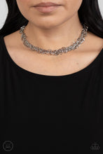 Load image into Gallery viewer, Cause a Commotion Silver Choker Necklace
