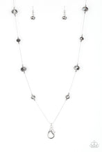 Load image into Gallery viewer, Champagne On The Rocks Silver Lanyard Necklace
