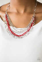 Load image into Gallery viewer, Color Bomb Red Necklace
