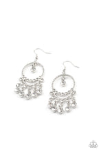 Load image into Gallery viewer, Cosmic Chandeliers White Earrings
