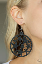 Load image into Gallery viewer, Cosmic Paradise Black Earrings
