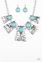 Load image into Gallery viewer, Cougar Blue Turquoise Necklace
