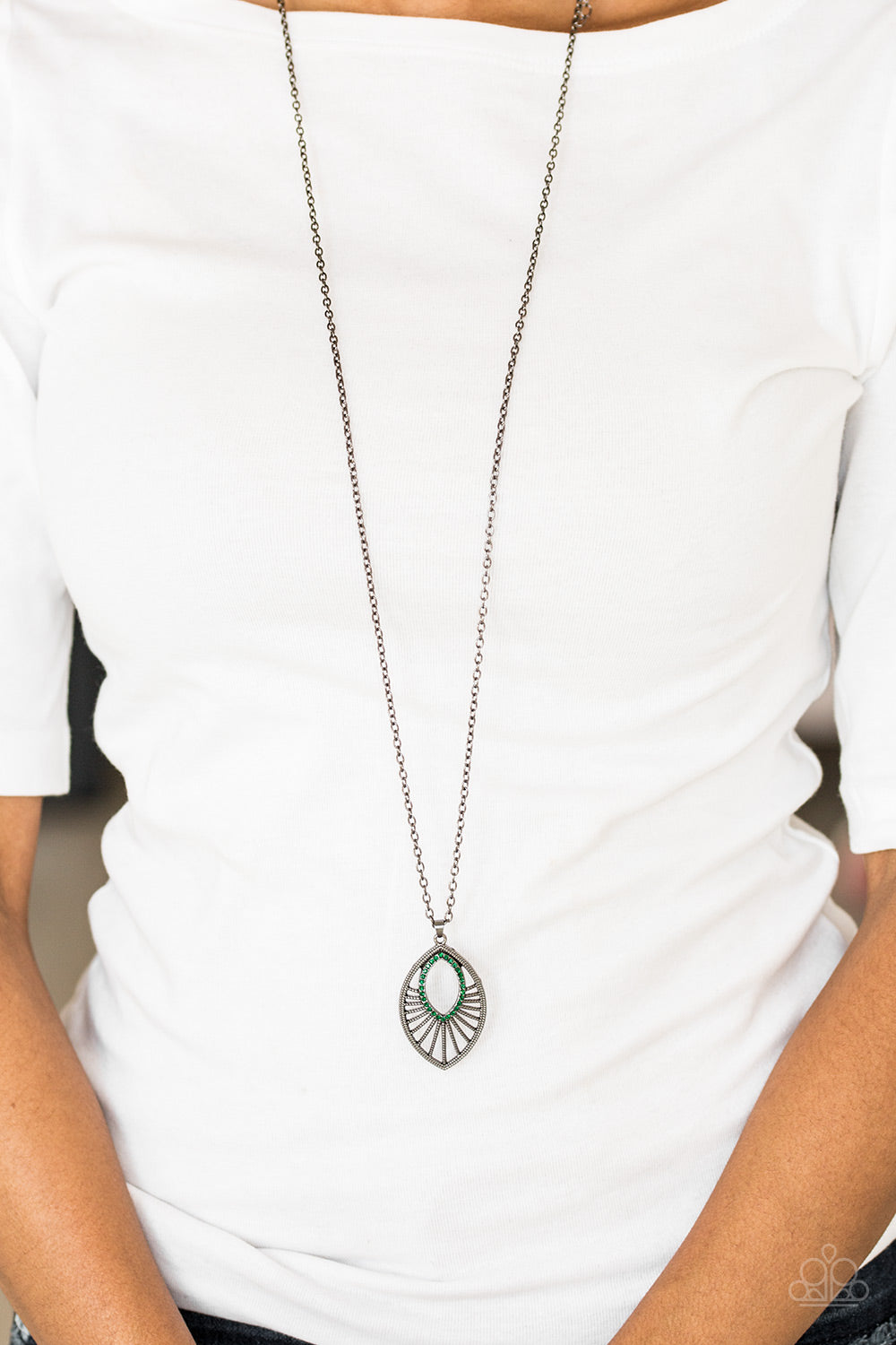 Court Couture Green Necklace