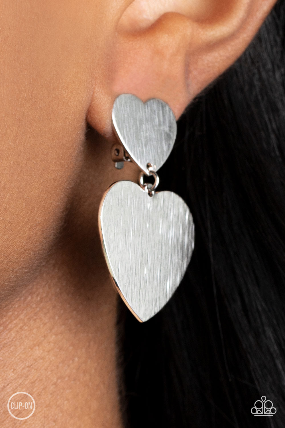 Cowgirl Crush Silver Clip-On Earrings