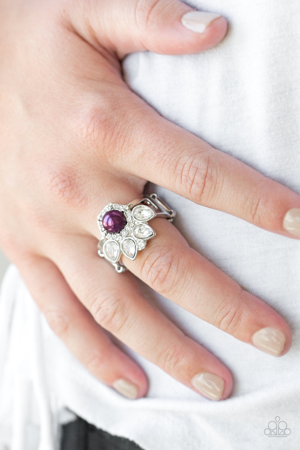 Crown Coronation Purple Ring